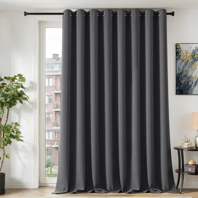 Productafbeelding van Verduisteringsgordijn met oogjes, 260x280 cm, donkergrijs