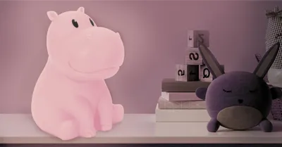 Image de Lampe Veilleuse Hippopotame