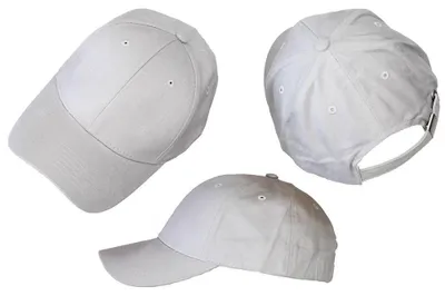 Immagine prodotto di Cappellino Basic grigio chiaro, confezione da 3 pezzi