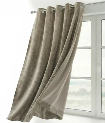 Imagen del producto de Con ojales, con cortina opaca, 140x145 cm, para el salón