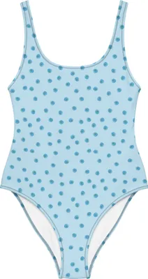 Produktbild von Mr. & Mrs. Panda Badeanzug Blaue Blaubeeren Größe XL - Blau - Geschenk, Heidelbeeren Muster, Blueberries, Shape-Badeanzug, Beachwear, Schwimmanzug, Swimsuit