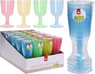 Produktbild von 4Er-Set Weingläser 160Mlkunststoff
