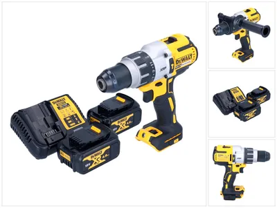 Productafbeelding van DeWalt DCD 996 M2 accu-klopboormachine 18 V 95 Nm borstelloos + 2x accu 4,0 Ah + oplader