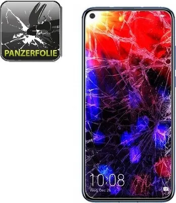 Produktbild von 2x Panzerfolie für Huawei Honor View 20 FULL COVER Displayschutzfolie MATT