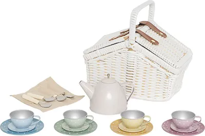 Produktbild von Jabadabado-Picknick-Korb mit Teeservice / Zinn (neues Design)