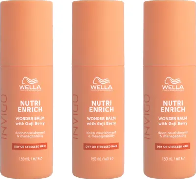 Produktbild von Invigo Nutri-Enrich Wonder Balm Leave-In 3x150 ml