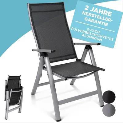 Produktbild von Gardisun Gartenstuhl Gartenstuhl Hochlehner Klappbar