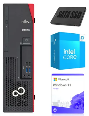 Produktbild von PC Computer Fujitsu ESPRIMO D538 | Intel i3-9100 | 8 GB DDR4 | 256 GB SSD | Win11 | Grade A