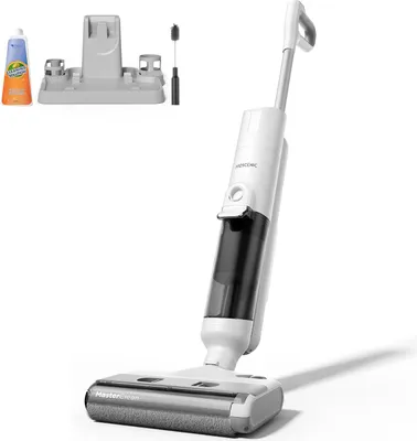 Image de Aspirateur balai Proscenic F10 Pro, 3-en-1 (sec/humide), puissance d'aspiration de 14000 Pa, avec fonction serpillère, léger et silencieux, nettoyage automatique et séchage à air chaud