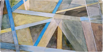 Obrázek produktu pro Geometrické Čiary – Podložka na stůl – Psací podložka – 100x50 cm – Kancelářská podložka – Ochranná podložka – Protiskluzová podložka