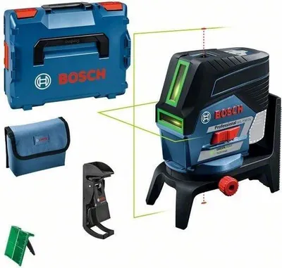 Immagine prodotto di Laser lineare Bosch Professional GCL 2-50 CG, verde, portata 50 metri, senza batterie