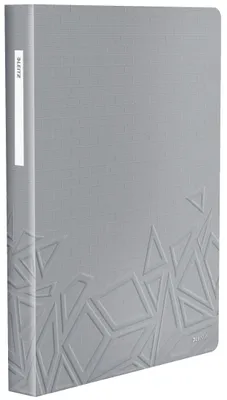 Produktbild von Leitz 46520088, Präsentationsmappe, A4, Polypropylen (PP), Grau, Porträt, 80 Blätter