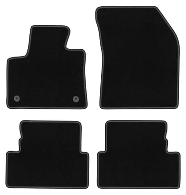 Immagine prodotto di Tappetini in moquette per Opel Grandland 2017- (crossover) – set 4 pezzi, neri, su misura – Wielganizator BASIC