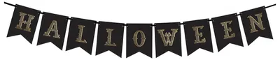 Imagen del producto de Banderines de Halloween espeluznantes para la decoración de tu fiesta