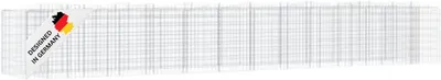 Produktbild von DELUKE® Gabionen Hochbeet BOGI aus Eisen | 600x100x100cm | Hochbogen Steinkorb Gabionengitter Ziergabione Steingabione Drahtkorb befüllbar