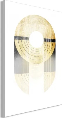 Produktbild von Italienischer Leinwand Leinwandbild - Gold Trophy (1 Part) Vertical 40x60 cm Abstrakt a-A-0558-b-a