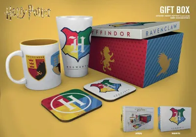 Produktbild von Geschenkset Harry Potter - House Pride (weiß)