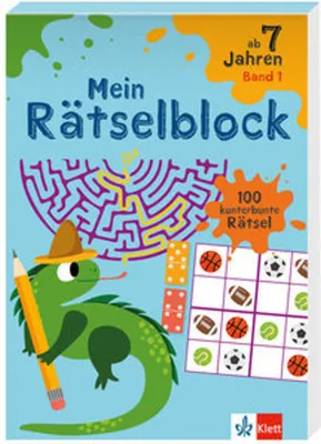 Produktbild von Klett Mein Rätselblock ab 7 Jahren Band 1