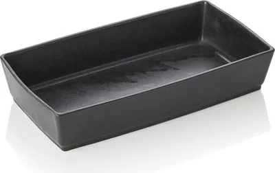 Produktbild von 3x Buffetschale, 35 x 18,5 x 7 cm, schwarz, Porzellan