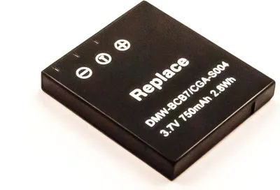Zdjęcie produktu dla Akumulator do PANASONIC zastępuje  CGA-S004E/1B, CGA-S004A/1B, CGA-S004, DMW-BCB7