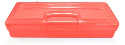 Image de Boîte de rangement Ark Therapeutics, grande, rouge - boîte à jouets solide en plastique