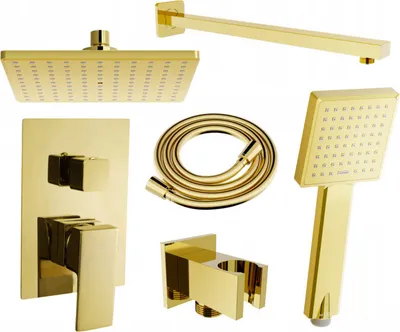 Obrázek produktu pro Mexen Uno DR45 podomítkový sprchový set, Zlatá - 71435DR45-50