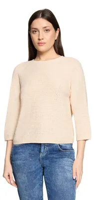 Produktbild von Cartoon Damen Strickpullover mit Rundhalsausschnitt 42, Pink Tint