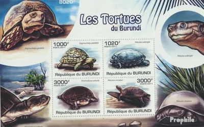 Produktbild von Briefmarken Burundi 2011 Mi Block 165 (kompl. Ausgabe) postfrisch Schildkröten