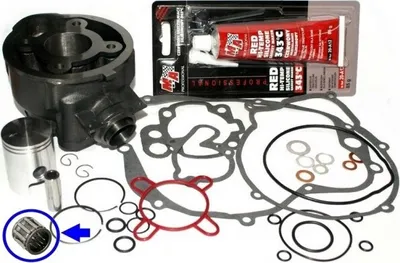 Produktbild von 50 Zylinder KOLBEN Dichtung Satz KOMPLETT für BETA RR 50 RK6 Enduro AM6 SCHWARZ