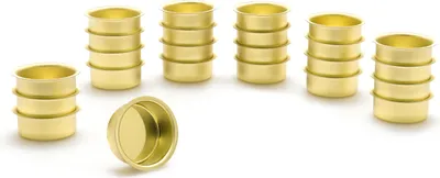 Produktbild von Teelicht Tülle Teelichthalter vermessingt 40 mm 24 Stück