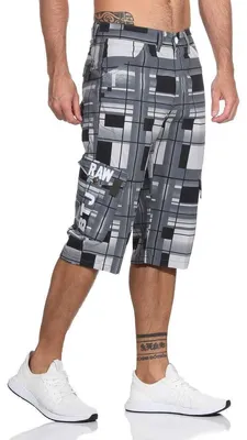 Produktbild von Herren 3/4 Kurze Hose Bermuda Shorts Karo Sommer / Muster 1-30