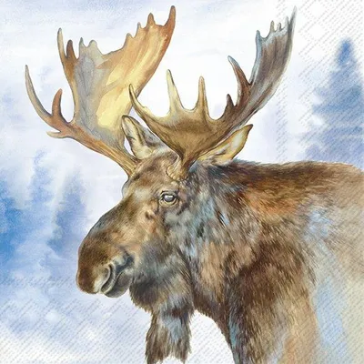 Produktbild von Servietten 25x25 cm - ELK blue