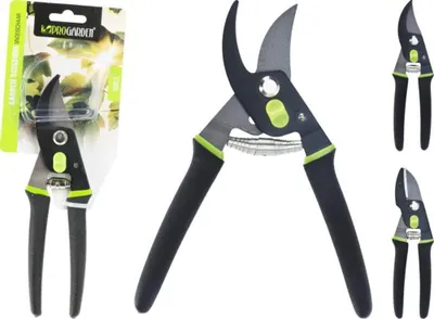 Immagine prodotto di Cesoie da giardino ergonomiche da 21 cm con lame in acciaio per la cura precisa di fiori e arbusti