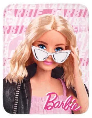 Imagen del producto de Manta, manta de forro polar para niños, 100x140 cm, Barbie