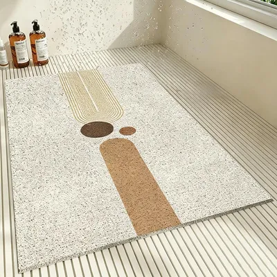 Productafbeelding van Douchemat 80 x 120 cm, PVC, afvoergaten, voor badkamer