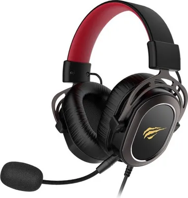 Image de Havit H2008D Gaming Headset with minijack, Filaire, Gaming, 20 - 20000 Hz, Casque, Noir, Rouge