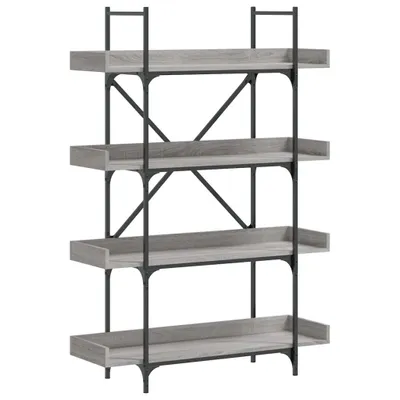 Obrázok produktu pre VidaXL 837695, Šedá, Dub, Kov, Drevo, 1000 mm, 330 mm, 1455 mm