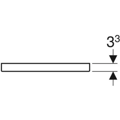 Produktbild von Geberit 502356011 Griff, B:38cm