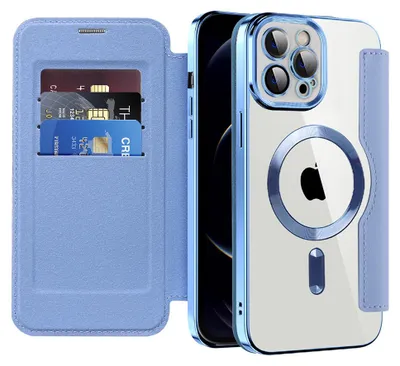 Obrázok produktu pre Techsuit - SmartMag Book puzdro na iPhone 12 Pro Max - svetlomodré
