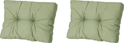 Produktbild von Madison - Florance Rückenkissen Basic grün - Ca. 43x73 cm - 2er-Set