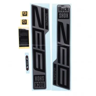 Obrázek produktu pro Vidlice DecalKit RockSh.ZEB Ultim.27,5/29" matt si f. Gloss Black