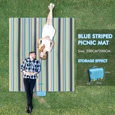 Produktbild von Famanu Picknickdecke wasserfest - XXL 200x200 cm