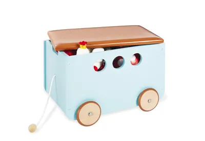 Produktbild von Spielzeugkiste mit Rollen 'Jim', mint