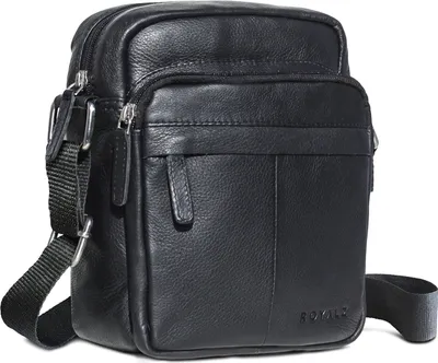 Produktbild von ROYALZ Echtleder Umhängetasche Herren Leder klein "Phoenix" moderne Vintage Schultertasche für Männer Ledertasche im kompakten Design Messenger Bag Seitentasche Crossbody