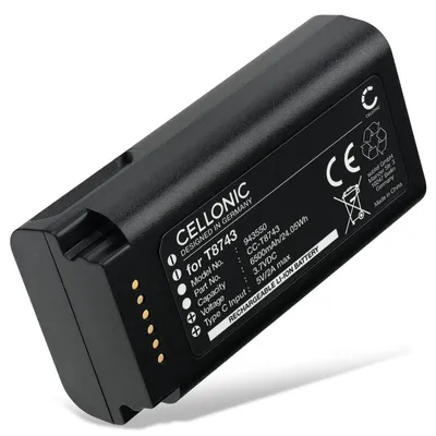 Immagine prodotto di CELLONIC 1x Batteria per Smart home Compatibile con Eufy Video Doorbell E340, T8743 – (6500mAh, 3.7V)