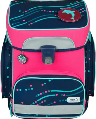 Produktbild von Scooli EasyFit Glow DIN - Schulranzen Set 5tlg. (Dotty Dolphin)