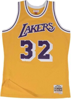 Obrázek produktu pro Mitchell & Ness Trička Nba Swingman Jersey 20 Los Angeles Lakers 198485 Magic Johnson, SMJYGS18175LALLTGD84EJH, Velikost: 193