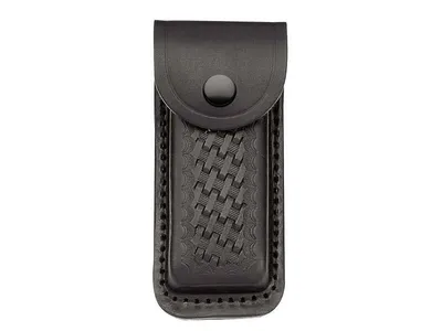 Produktbild von Herbertz Lederetui, schwarz, für Heftlänge 13 cm,, extra breit, längs und quer zu tragen