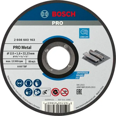 Produktbild von PRO Metal Trennscheibe, 115 x 1.6 x 22.23 mm, gerade