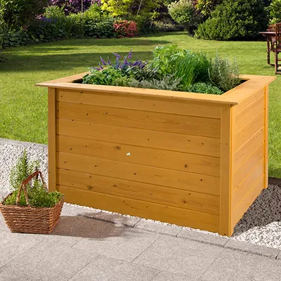 Produktbild von weka Profi-Hochbeet 669 A H 81 x B 120 x T 80 cm, lasiert